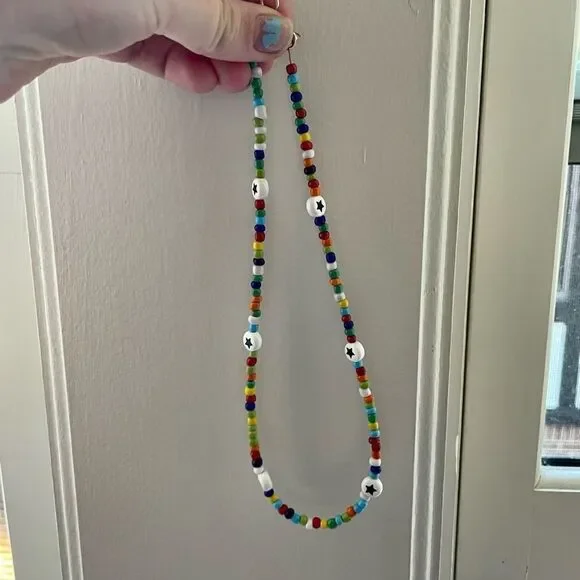 ⚡️Hp⚡️Homemade colorful beaded necklace - Picture 7 of 7